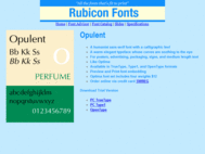 Opulent Fonts TT screenshot